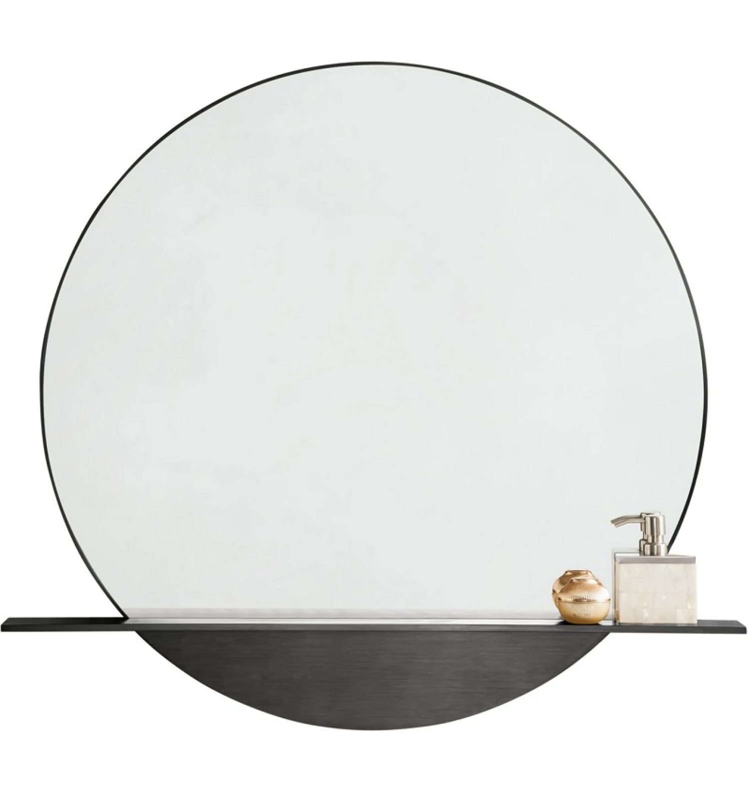 ENE-RD18 -Round LED Bathroom Mirror with Smart Features for Retailers