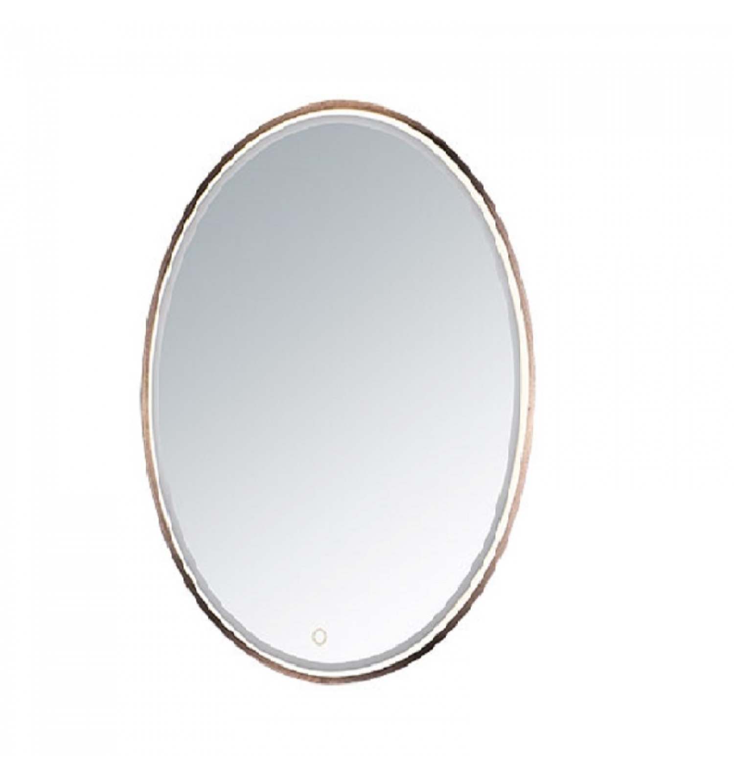 ENE-OV09 -Oval LED Mirror with Anti-Fog Technology for Commercial Spaces