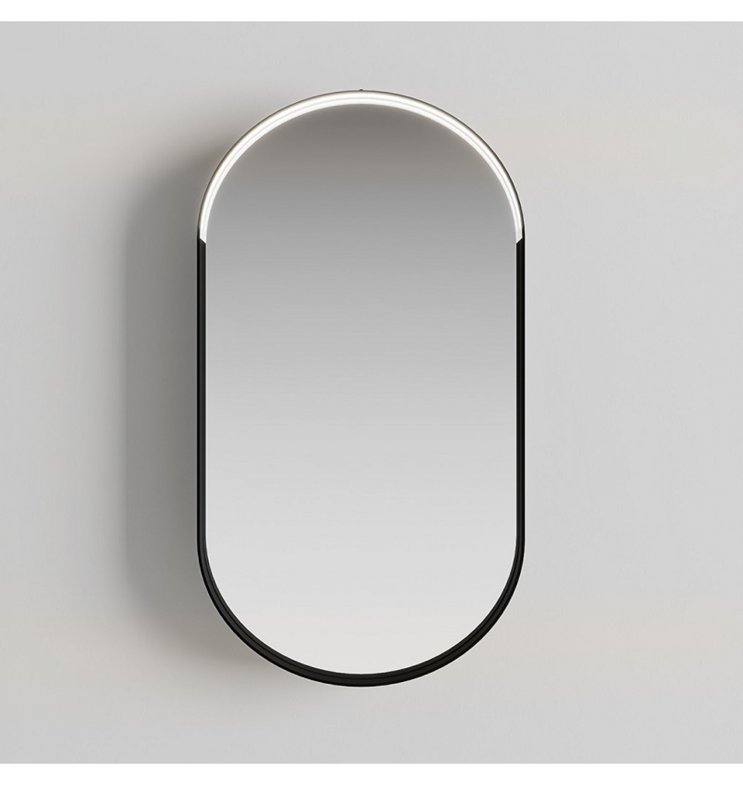 ENE-PL01 -Commercial Pill LED Mirror with Anti-Fog Technology