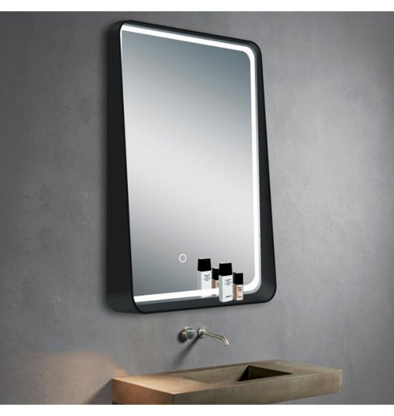 ENE-SF09 -Commercial LED Mirror with Storage Shelf