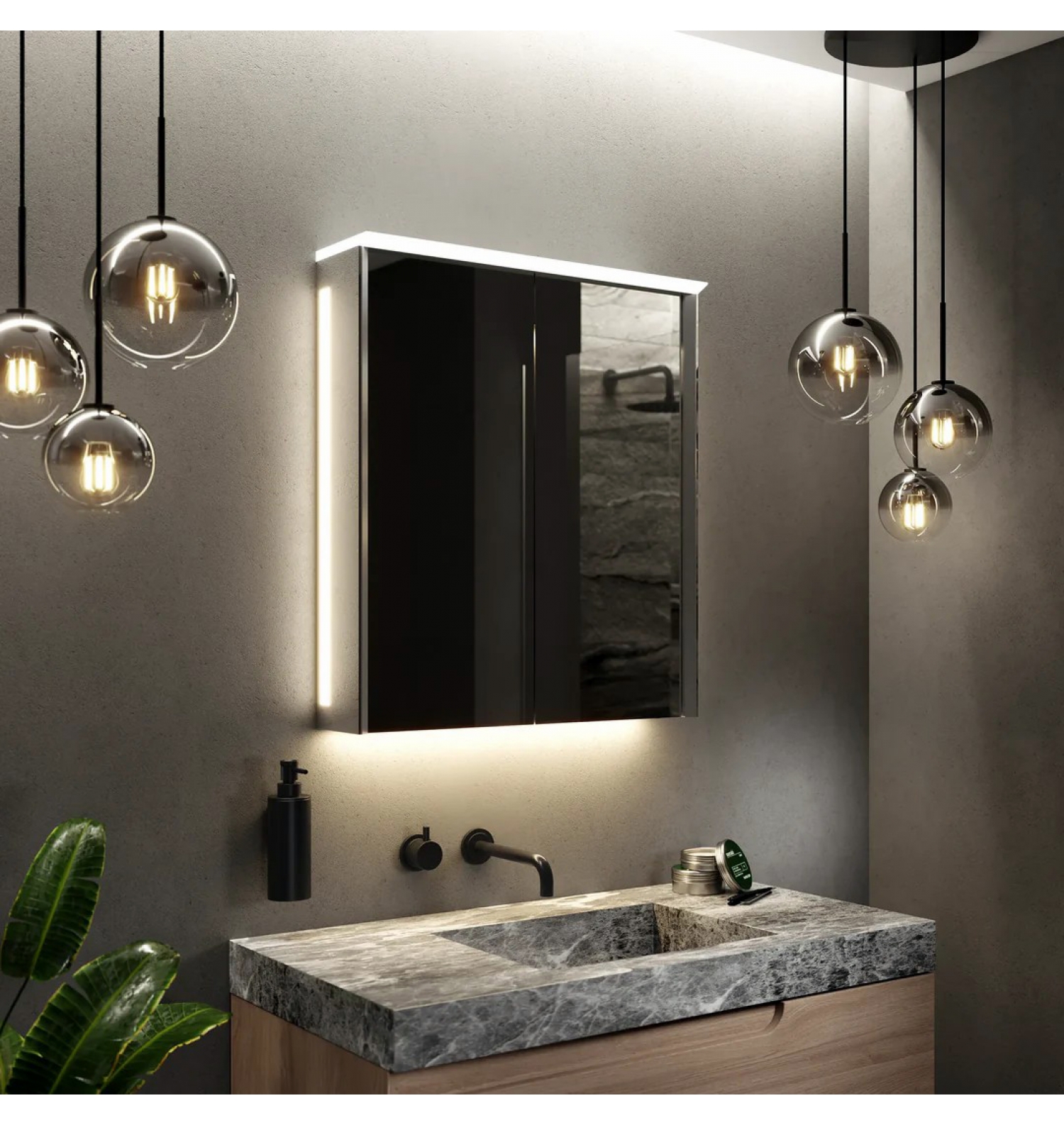 ENE-SC-29 -Special LED Cabinet Mirror Manufacturer for Hospitality Projects