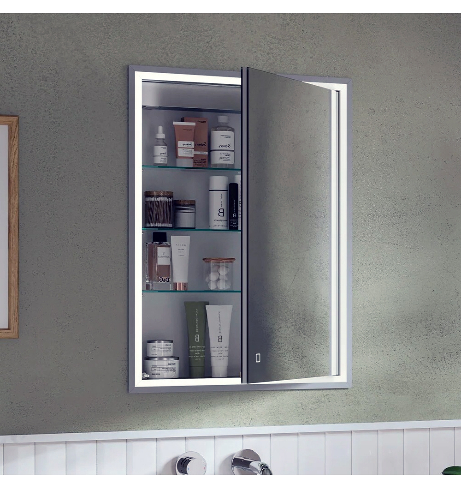 ENE-SC-37 -Commercial Special LED Cabinet Mirror for Modern Interiors