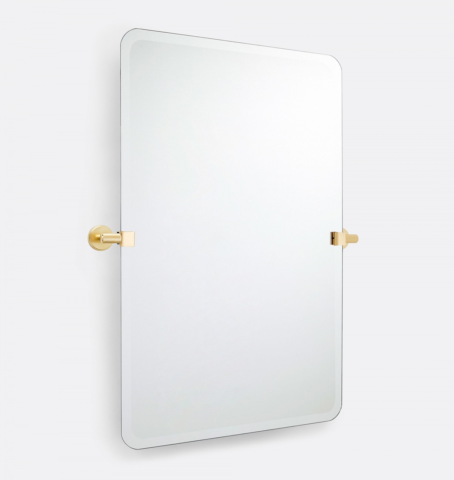 ENE-PFM041 -Pivoting Rectangular Framed Mirror for Commercial Use