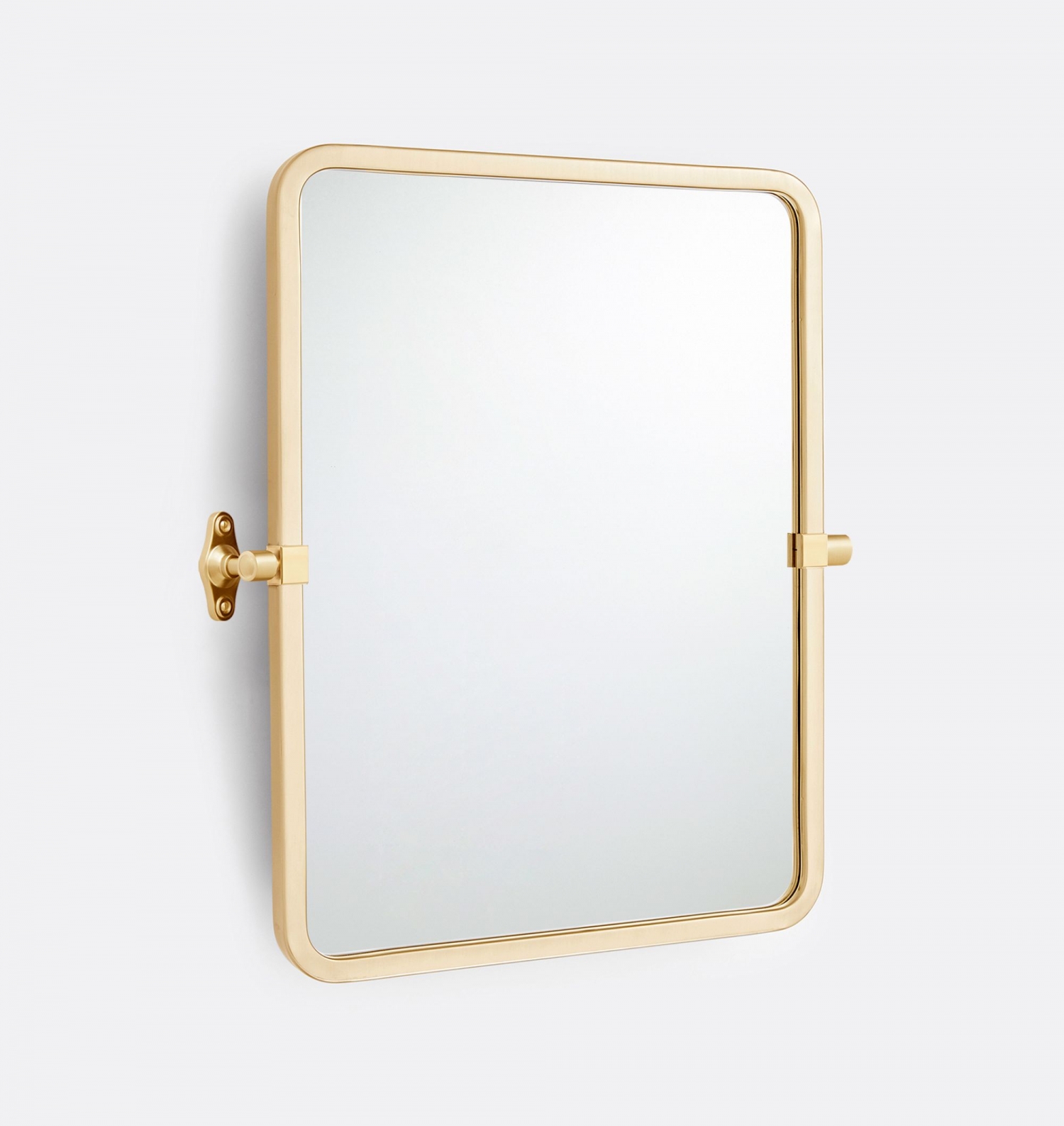 ENE-PFM051 -Pivoting Rectangular Framed Mirror for Office Spaces