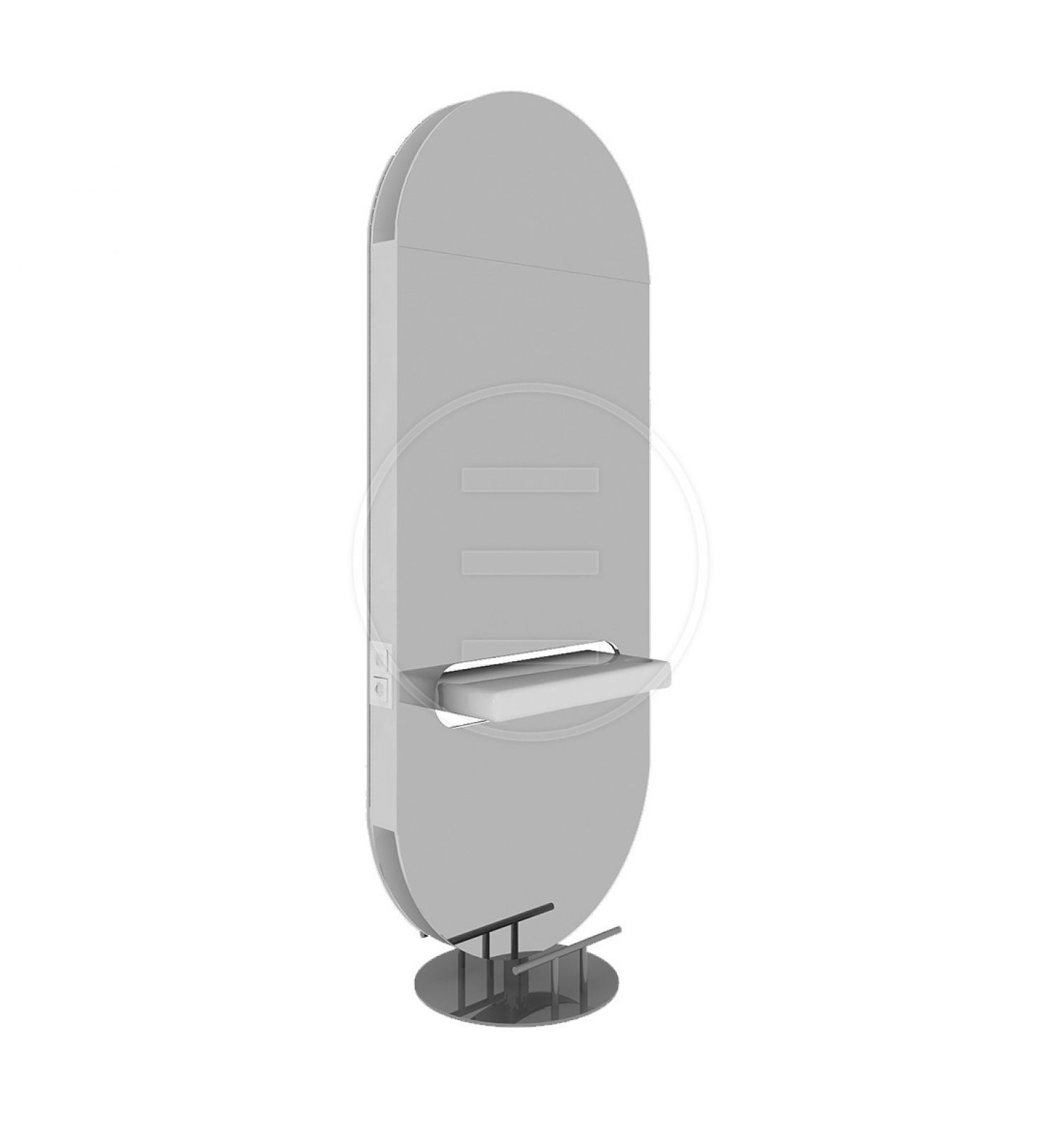 ENE-FSSM028 -Free-Standing Mirror for High-End Retail Spaces