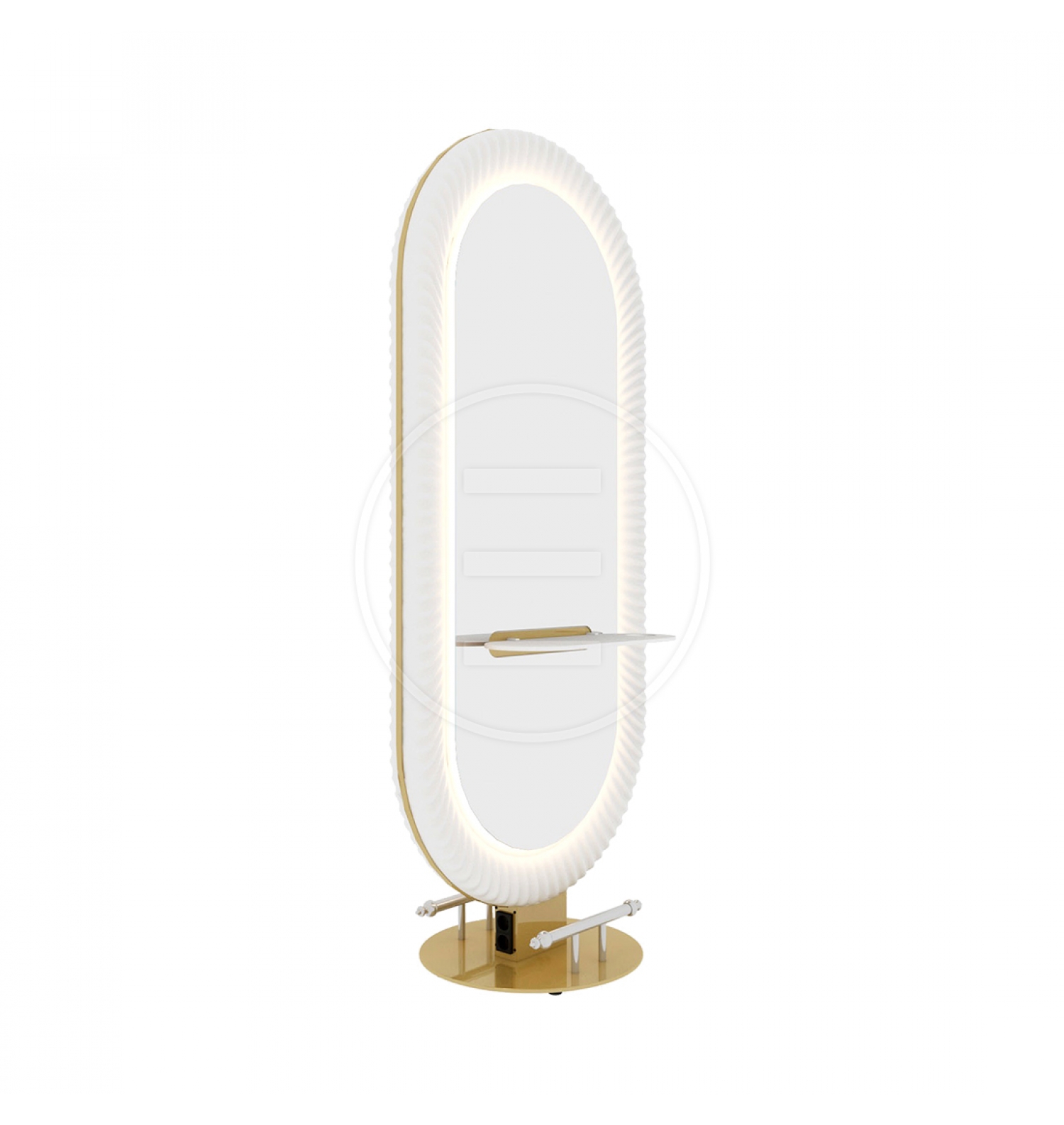 ENE-FSSM021 -Free-Standing Salon Mirror for Exclusive Hotel Suites