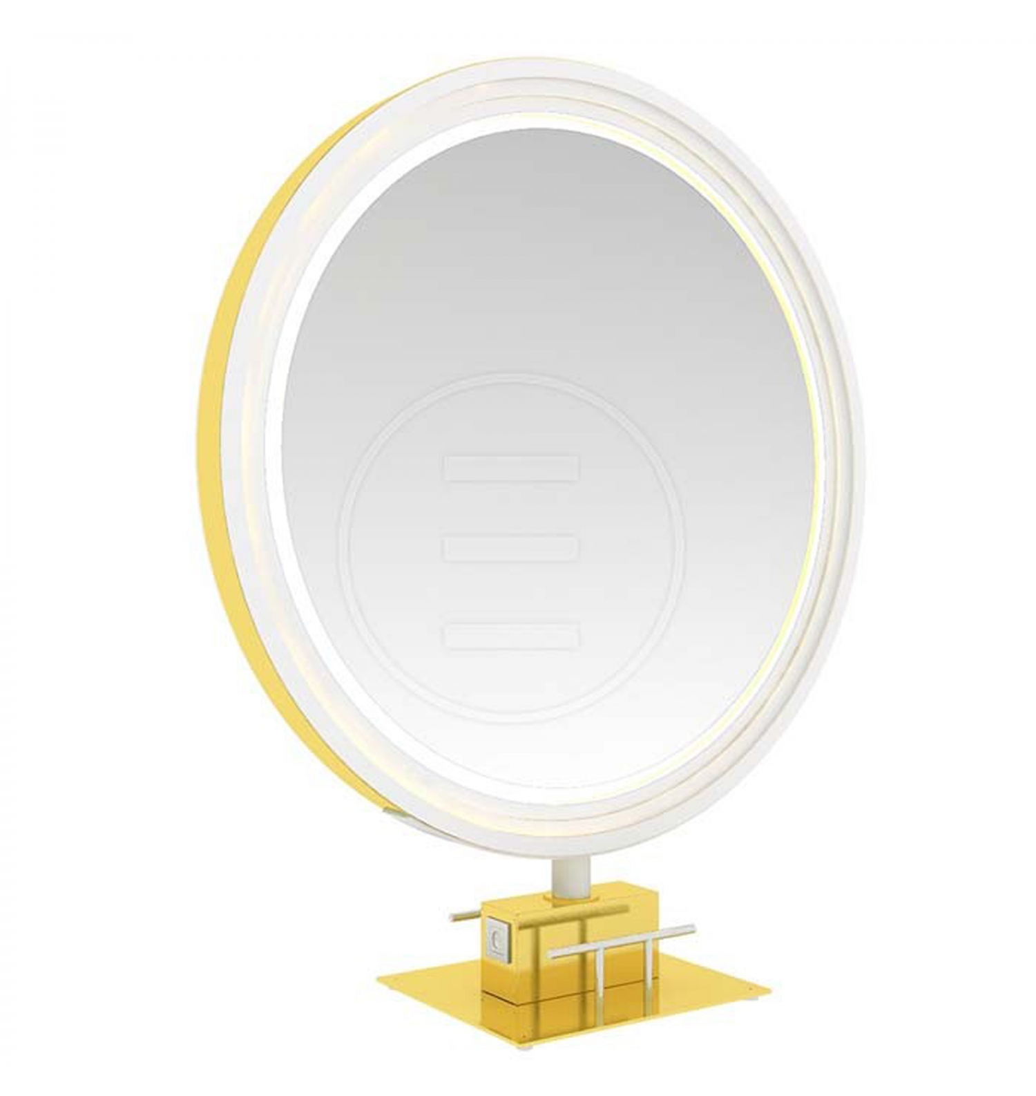 ENE-FSSM018 -Salon Mirror with Adjustable Frame and Free-Standing Base