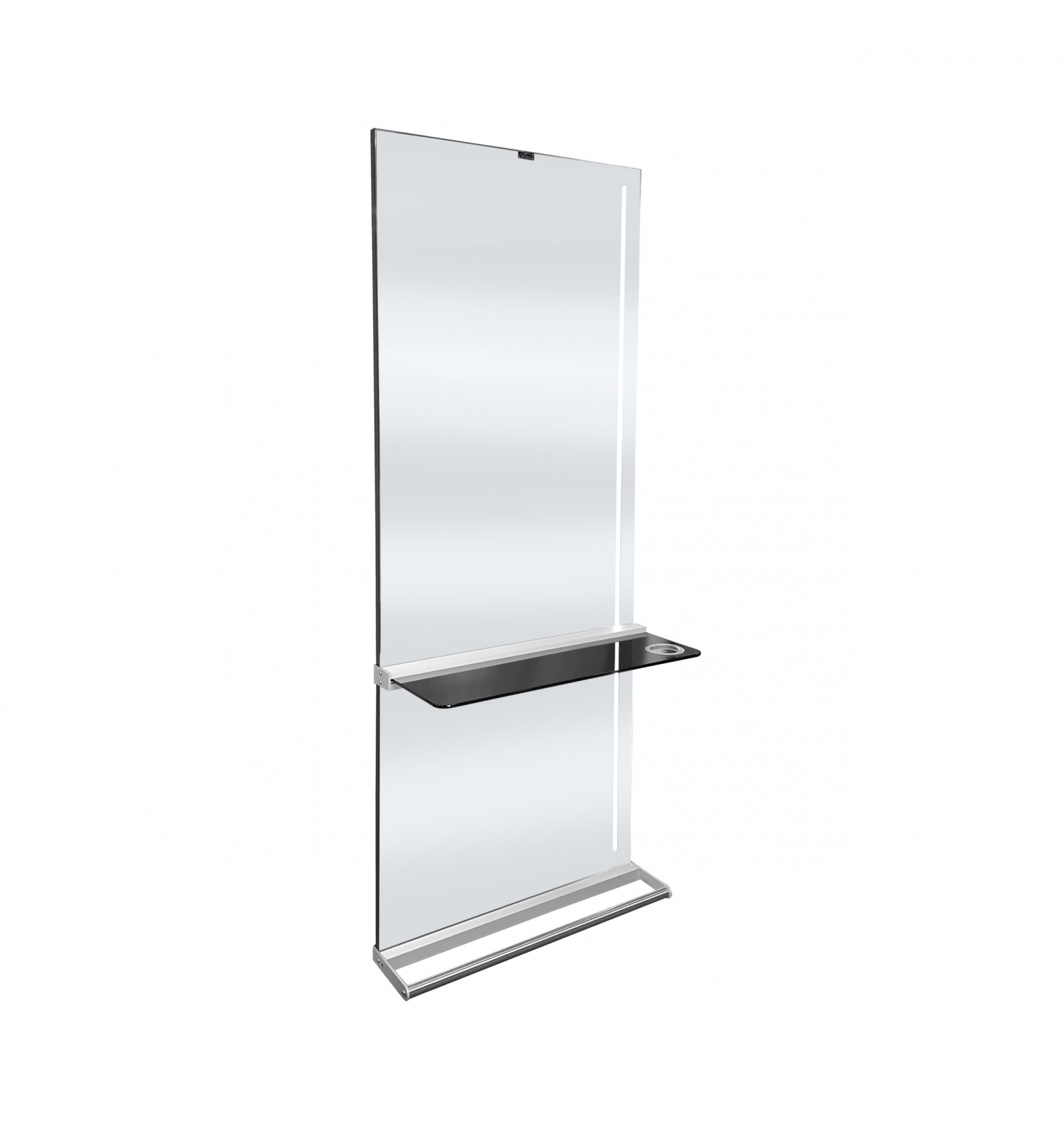 ENE-WMSM018 -Framed Wall-Mounted Salon Mirror for Beauty and Wellness Centers