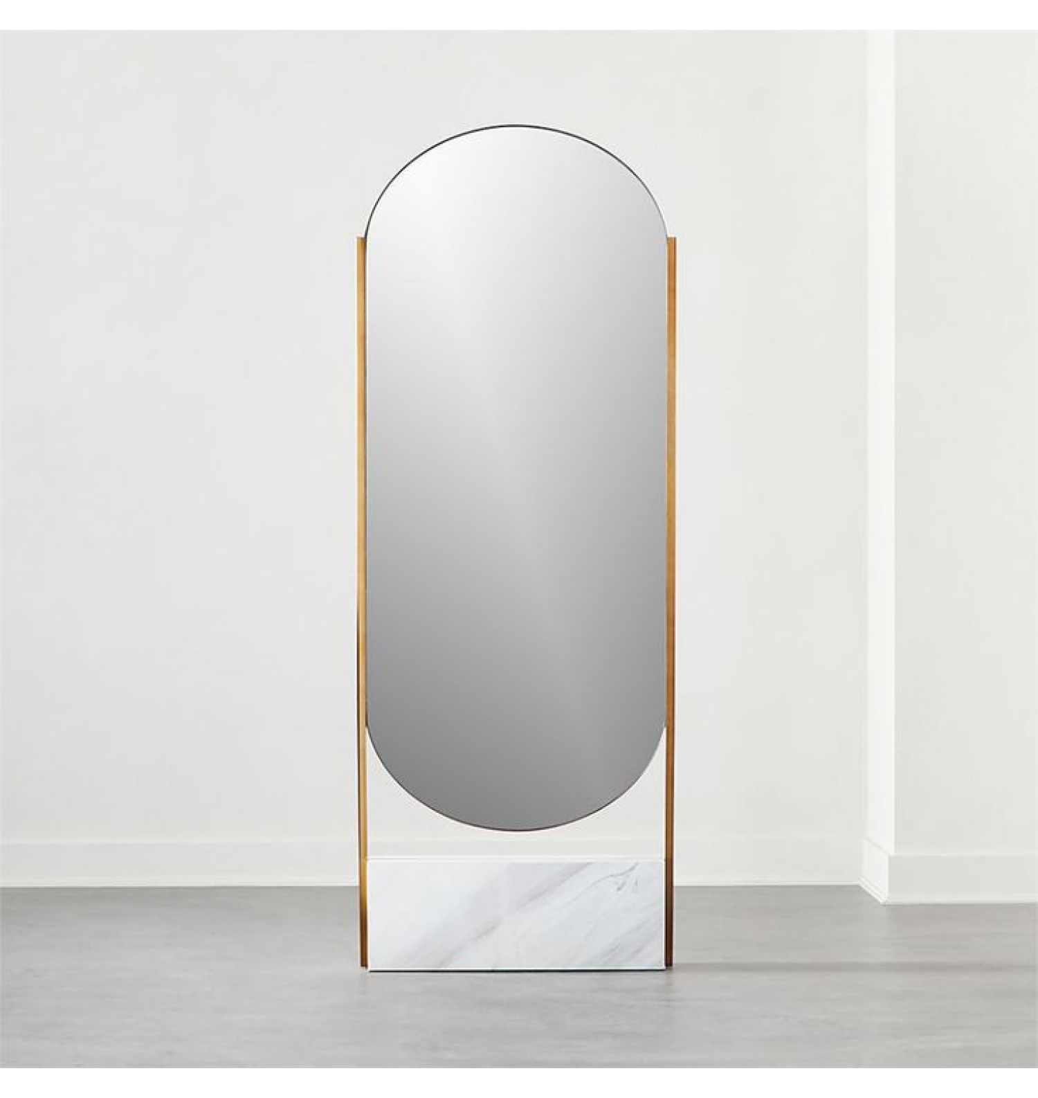 ENE-CUFL09 -Illuminated Full-Length Mirror with Sleek Aluminum Frame