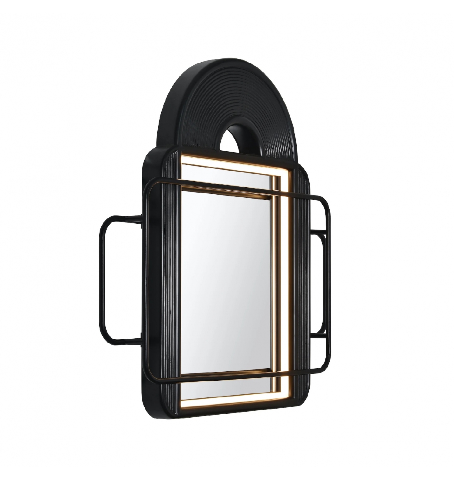 ENE-CCMD076 -Customizable Gold Frame Decorative Mirror