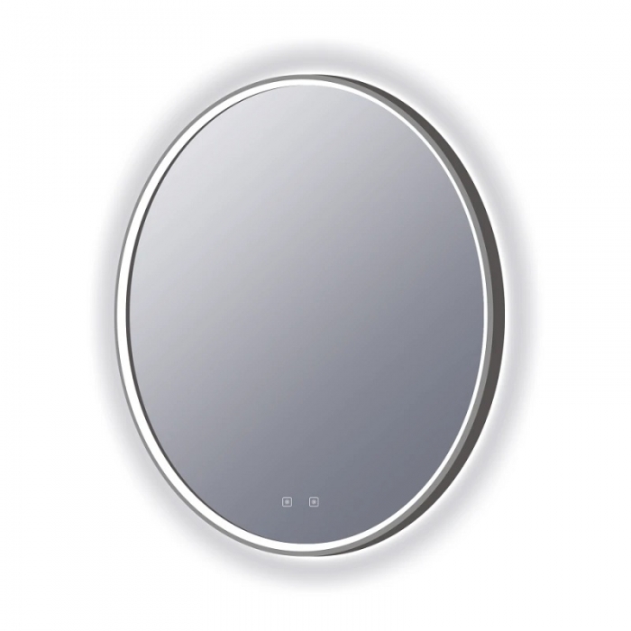 ENE-RD42 -Round LED Mirror with Dimmable Lighting for Commercial Spaces