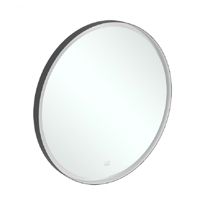 ENE-RD51 -Round LED Mirror for Commercial Use with Anti-Fog Technology