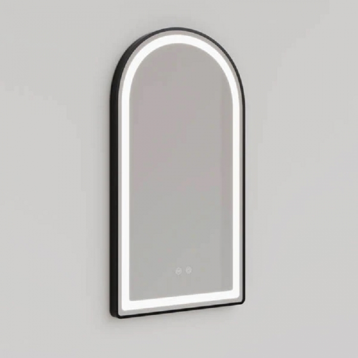 ENE-AR11 -Arched LED Mirror with Defogger for Hospitality Use