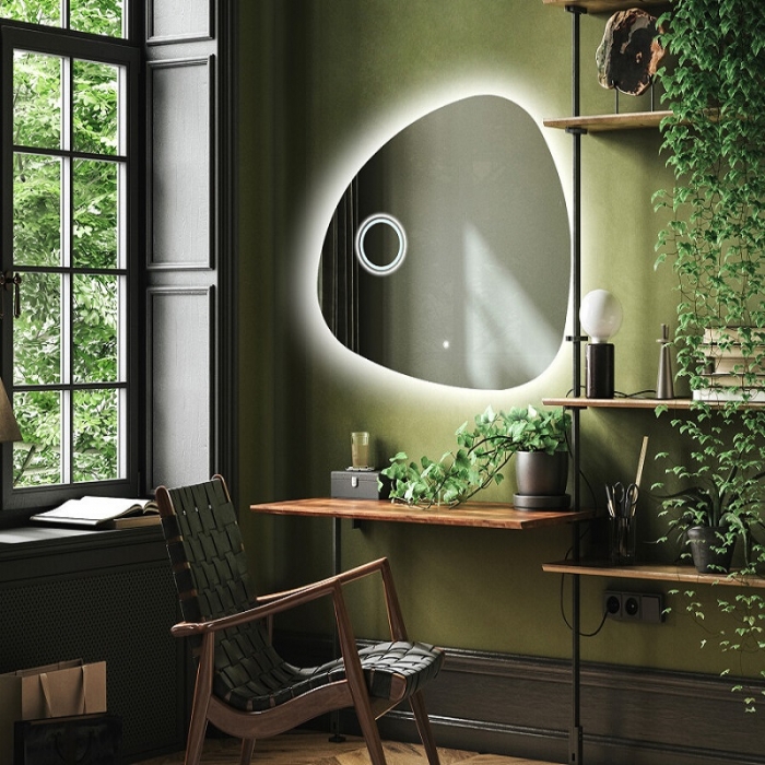 ENE-IR20 -Irregular Decorative Mirror for Residential and Retail Use