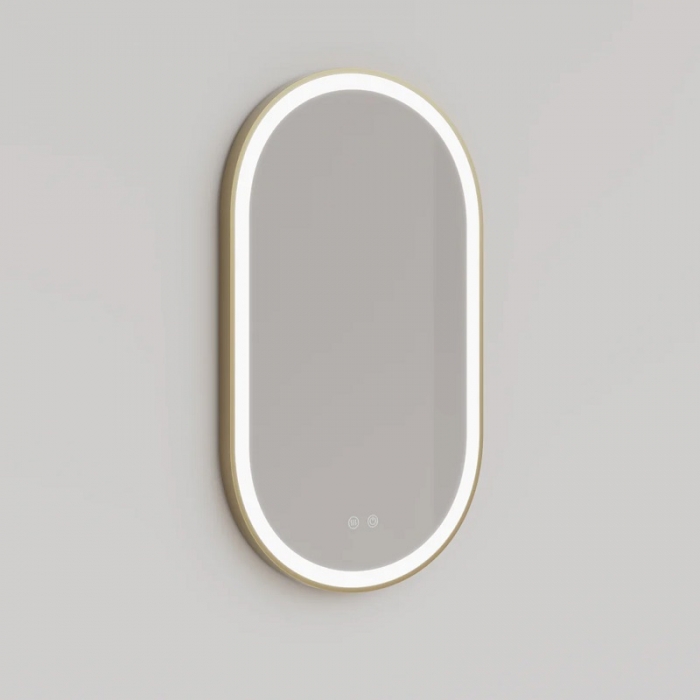 ENE-PL05 -Pill Shaped LED Mirror with Modern Design for Spas