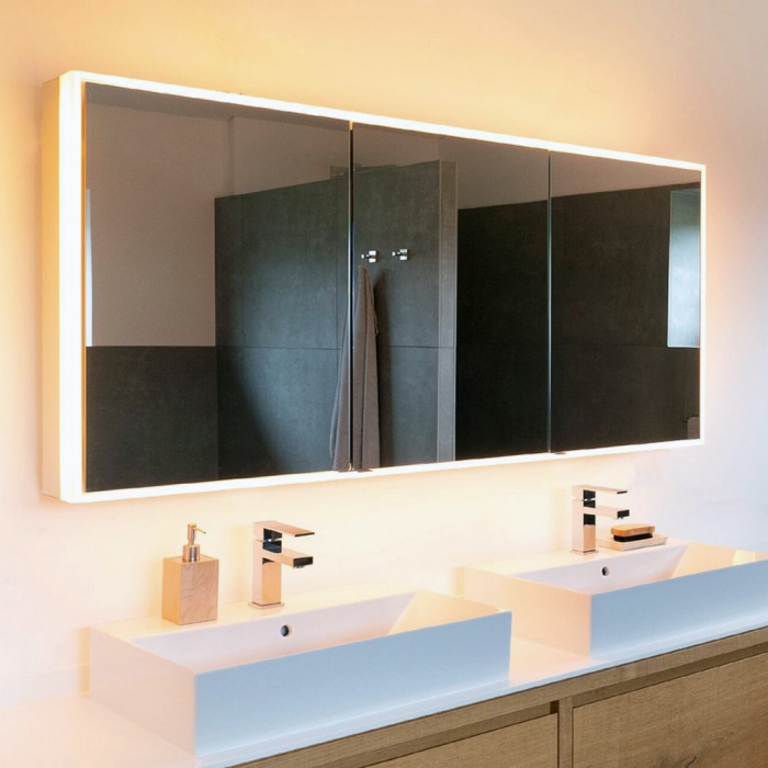 ENE-SC-04 -Luxury Wall-Mounted Special LED Cabinet Mirror