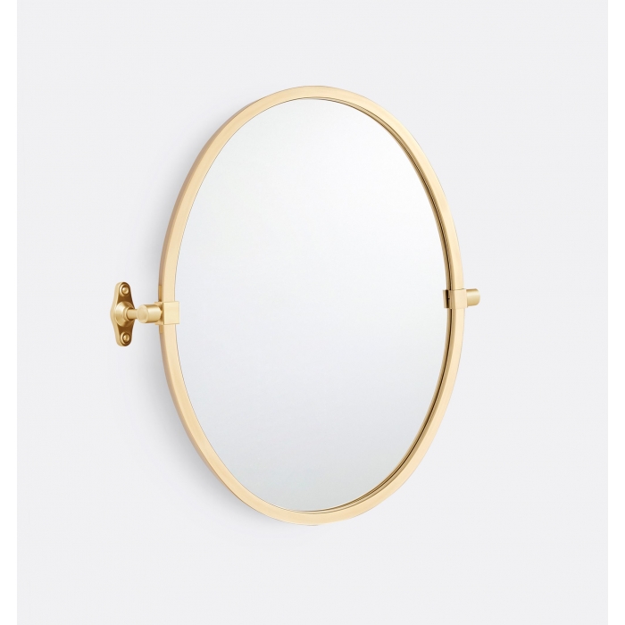 ENE-PFM024 -Round Pivoting Framed Mirror with Unique Styling