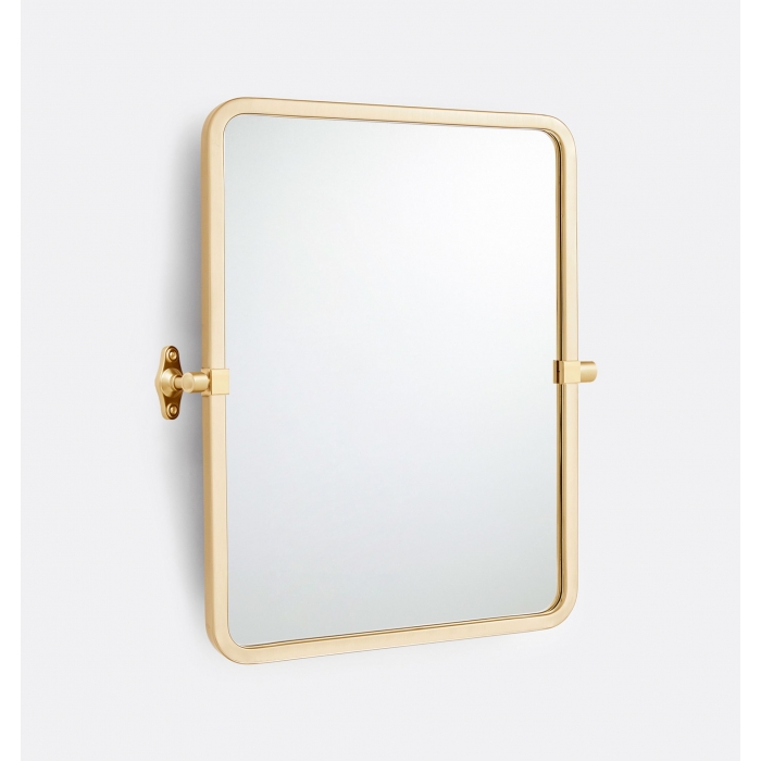 ENE-PFM051 -Pivoting Rectangular Framed Mirror for Office Spaces