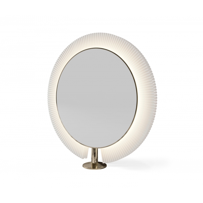 ENE-FSSM02 -Round Full-Length Free-Standing Salon Mirror with LED Lights