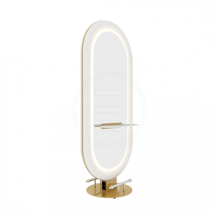 ENE-FSSM020 -Luxury Free-Standing Salon Mirror for Professional Stylists