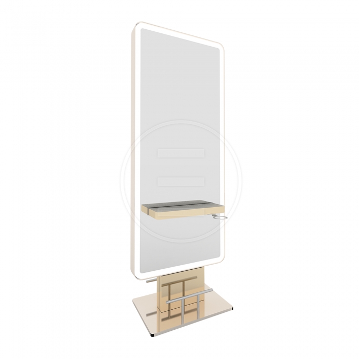 ENE-FSSM035 -Free-Standing Mirror with Smart Features for Salons