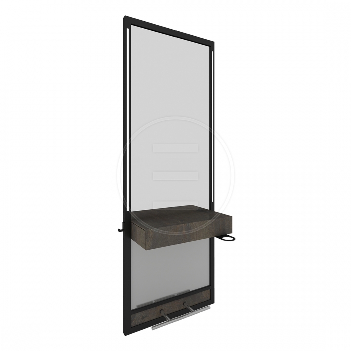 ENE-WMSM016 -Stylish Wall-Mounted Mirror with Adjustable Features for Salons