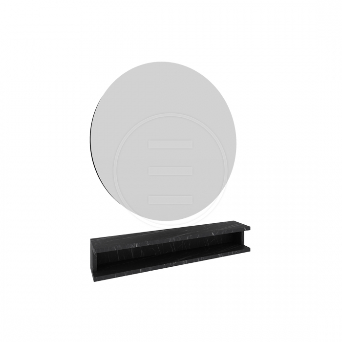 ENE-WMSM01 -Framed Wall-Mounted Mirror for Stylish Salon Interiors