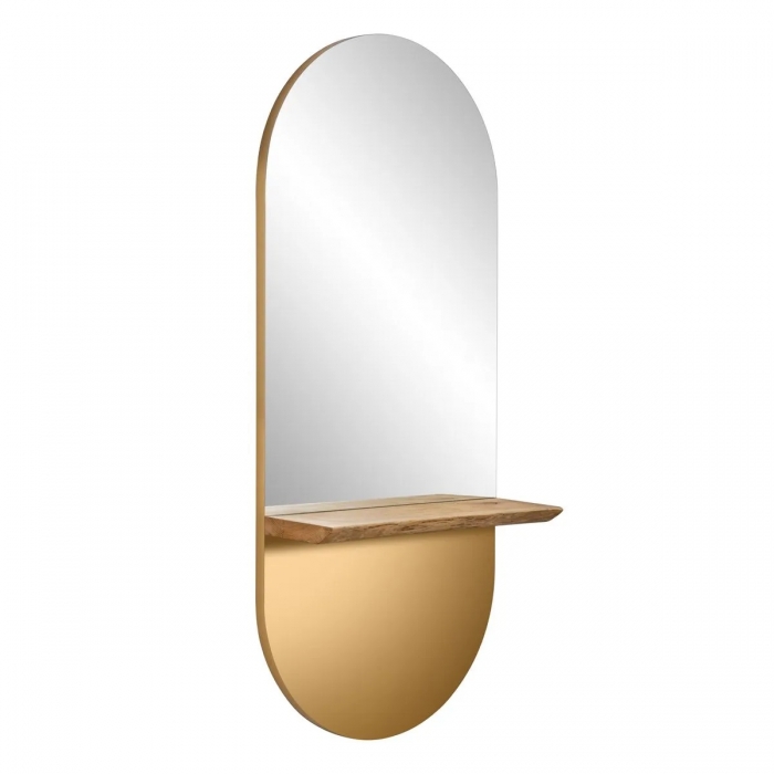 ENE-WMSM042 -Space-Saving Wall-Mounted Salon Mirror for Compact Spaces