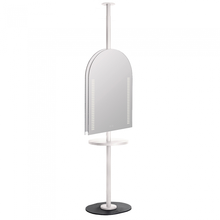 ENE-FSSM015 -Freestanding Mirror with Customizable Features for Salons