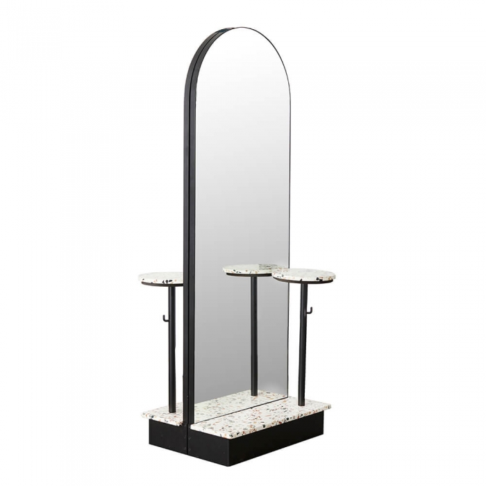 ENE-FSSM047 -Luxury Free-Standing Mirror with High-End LED Features