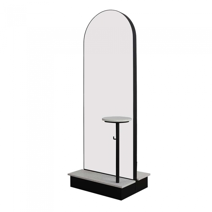 ENE-FSSM046 -Free-Standing Mirror with Adjustable Brightness for Beauty Salons