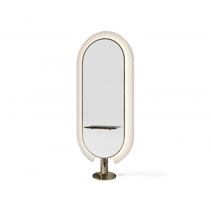 ENE-FSSM09 -Luxury Free-Standing Mirror with High-End LED Features