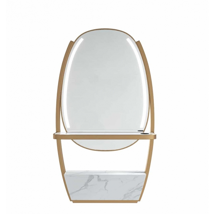 ENE-FSSM055 -  Marble Island for Salons Free-Standing Mirror