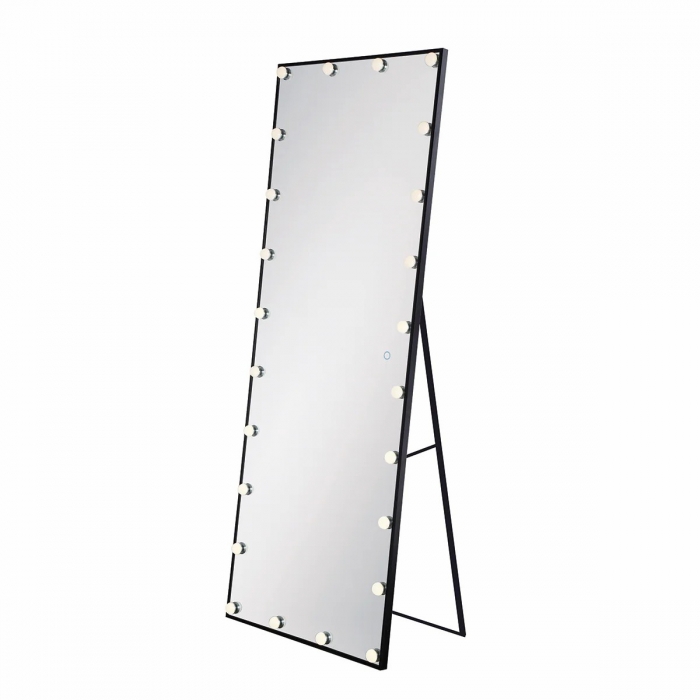 ENE-FSFL040 -  Lighted Full-Length Mirror with Elegant Beveled Edges