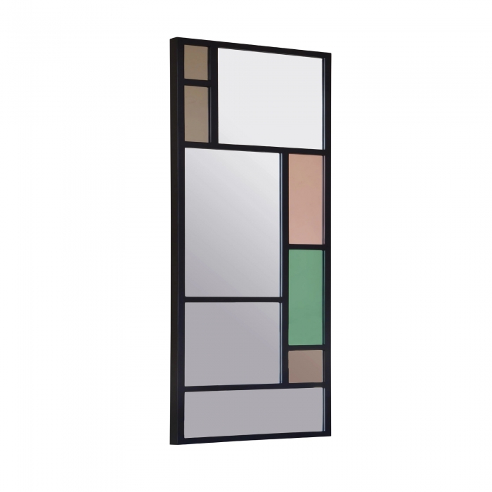 ENE-CCMD043 -Artistic Mirror with Crystalline Frame Details