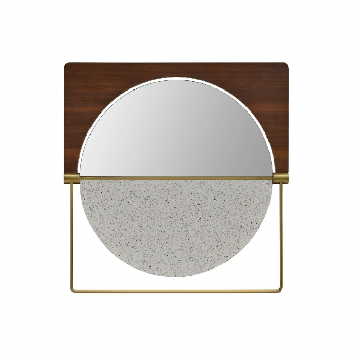 ENE-CCMD030 -Artistic Mirror with Hand-Crafted Ceramic Frame