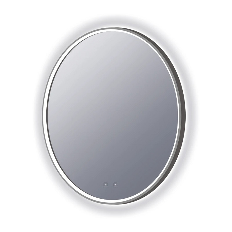 ENE-RD42 -Round LED Mirror with Dimmable Lighting for Commercial Spaces