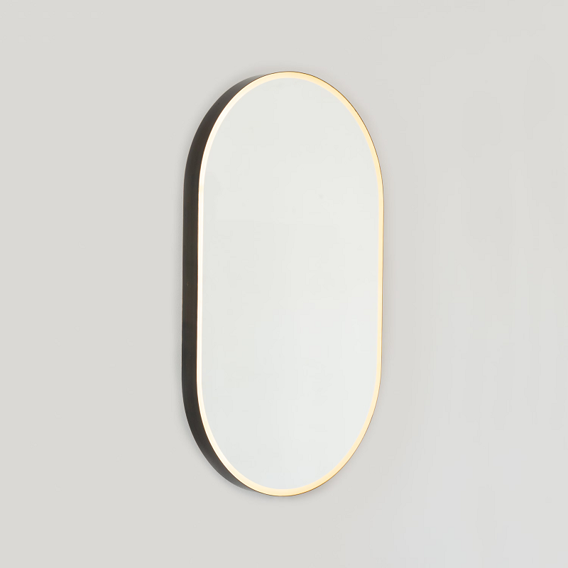 ENE-PL23 -Wholesale Pill Shaped LED Mirror with Adjustable Brightness