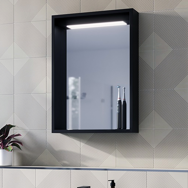 ENE-SF03 -LED Bathroom Mirror with Built-In Shelf