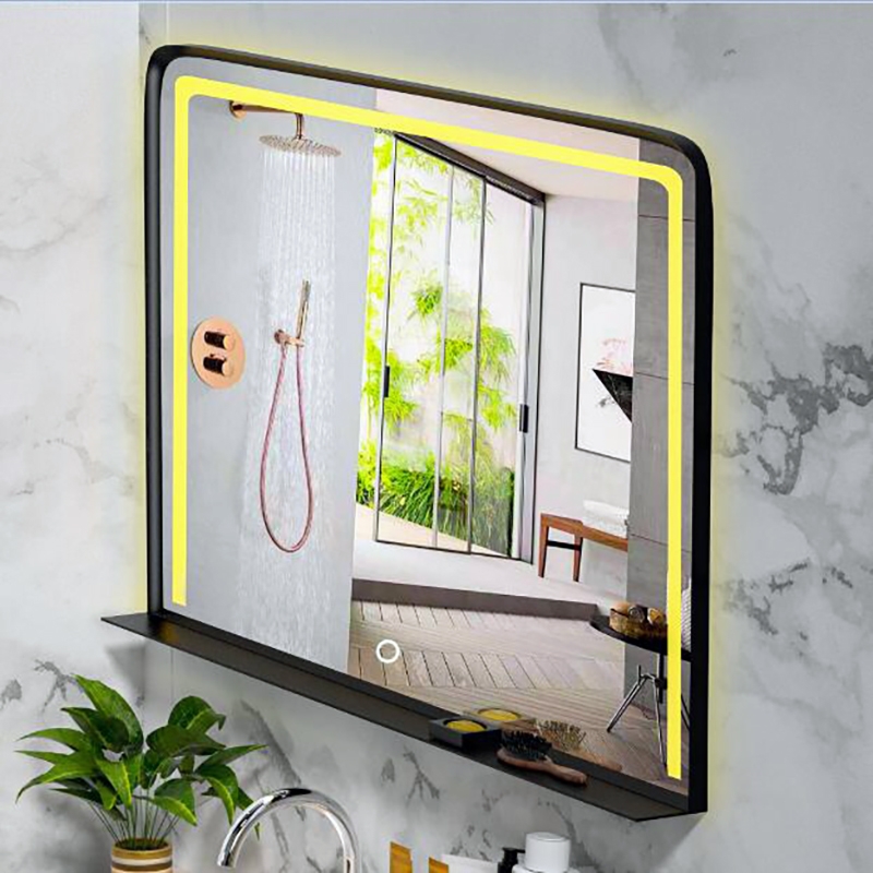 ENE-SF04 -Modern Shelf LED Mirror for Commercial Use