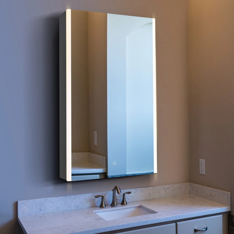 ENE-S-MC22 -Modern Mirrored Medicine Cabinet for Boutique Hotels