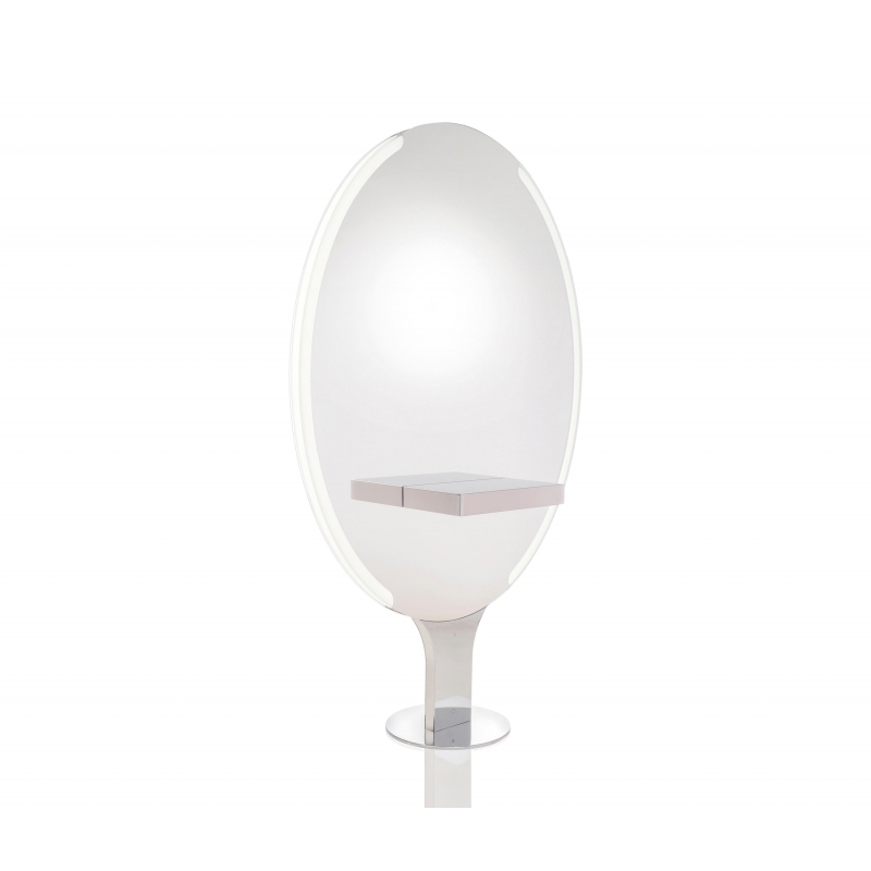 ENE-FSSM04 -Professional Free-Standing Salon Mirror with Touchless Operation