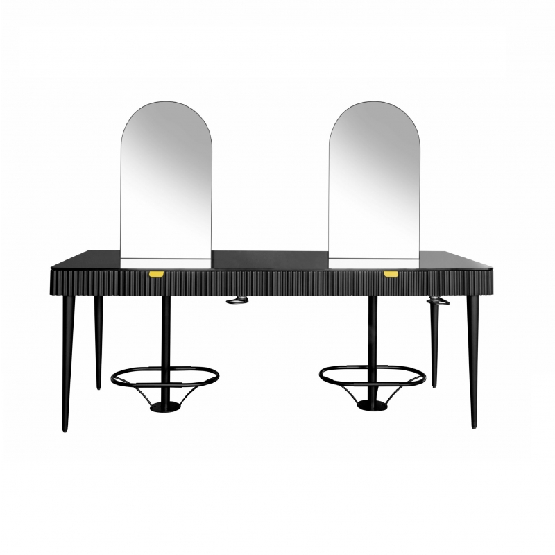 ENE-CSM041 -Framed Countertop Salon Mirror with Elegant Design