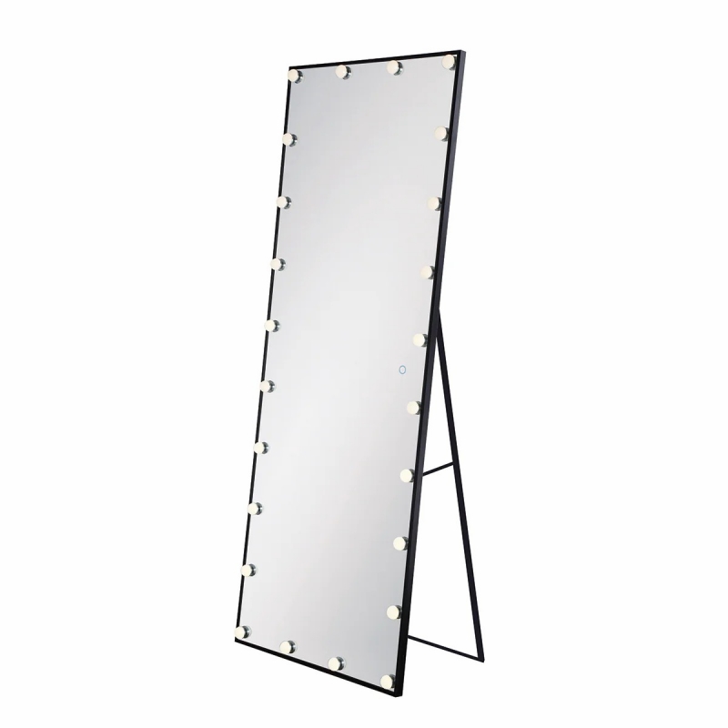 ENE-FSFL040 -  Lighted Full-Length Mirror with Elegant Beveled Edges