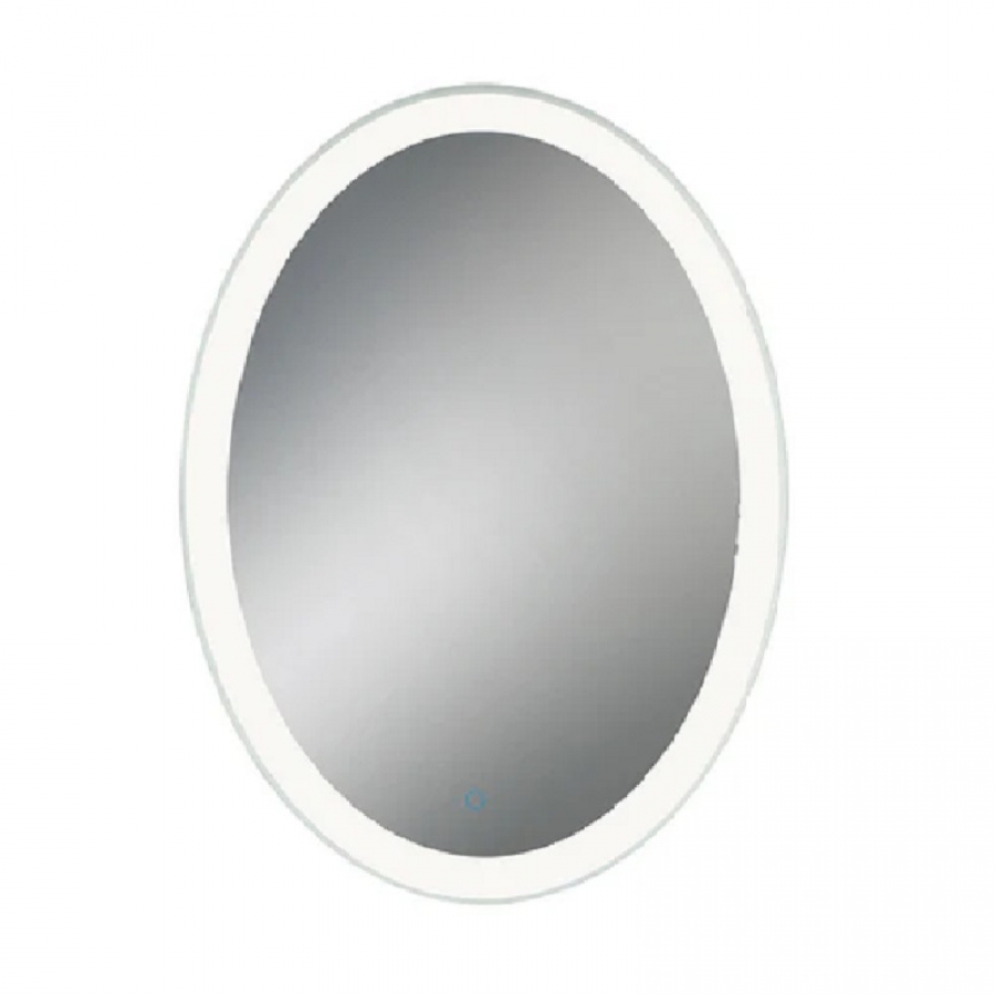 ENE-OV05 -Oval LED Mirror with Smart Features for Commercial Bathrooms