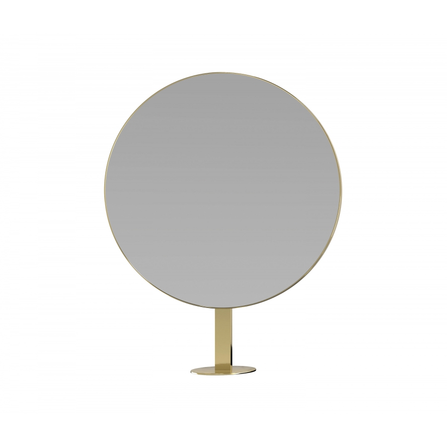 ENE-FSSM05 -Free-Standing Mirror with Built-In Storage for Beauty Salons