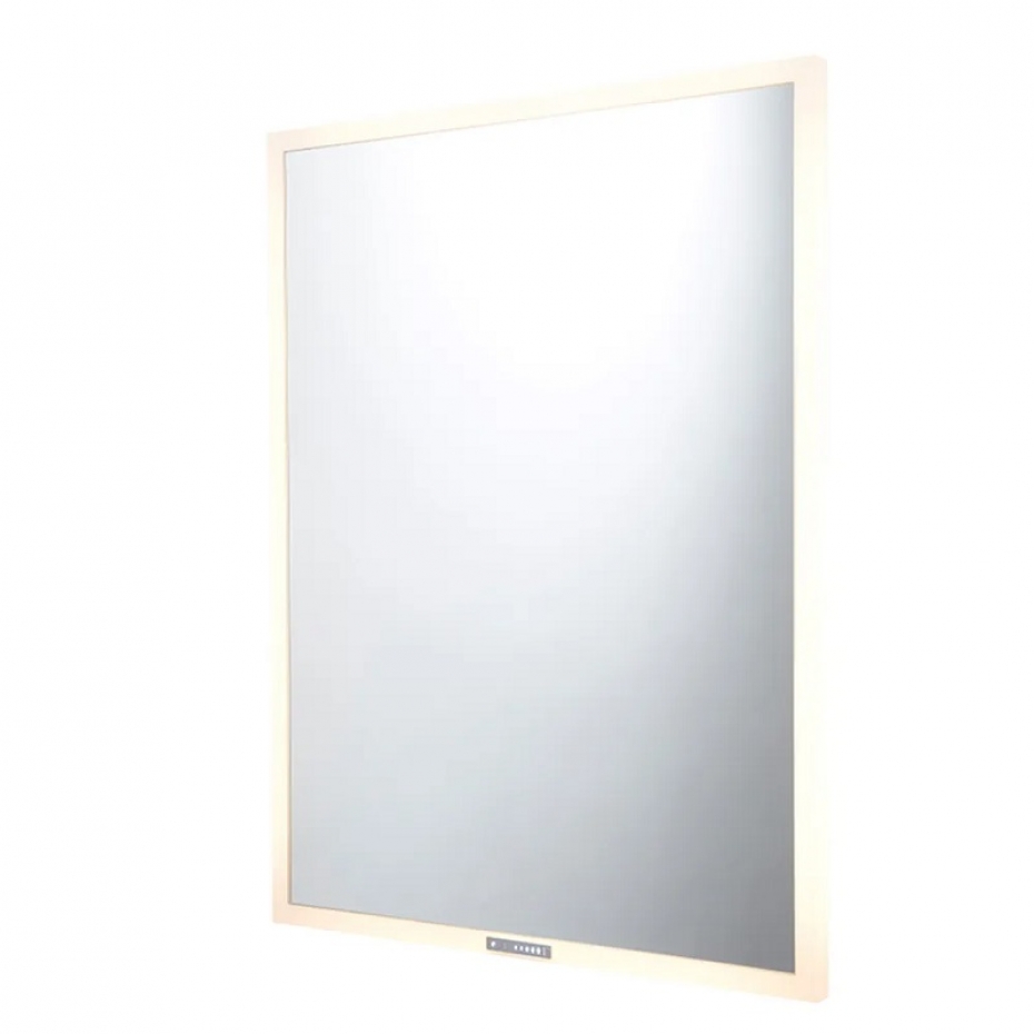 ENE-RC29- Rectangular LED Bathroom Mirror with Built-In Charger for B2B