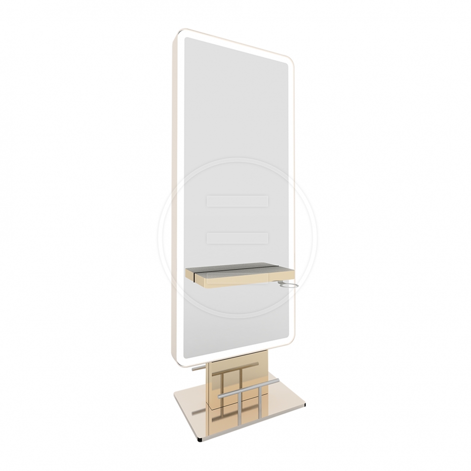 ENE-FSSM035 -Free-Standing Mirror with Smart Features for Salons